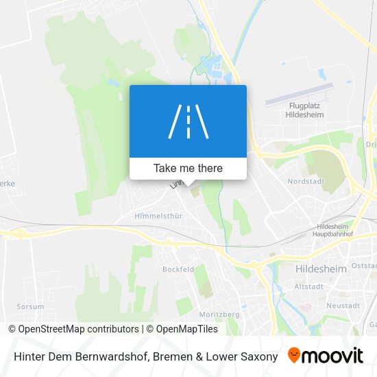 Hinter Dem Bernwardshof map