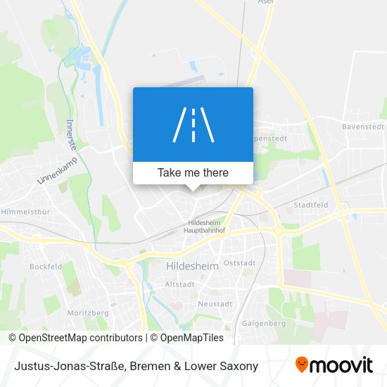 Justus-Jonas-Straße map