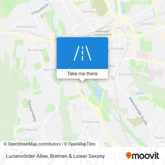 Lucienvörder Allee map