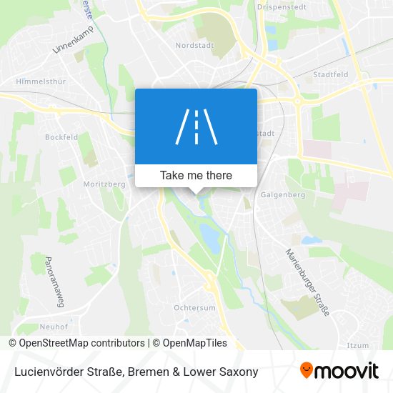 Lucienvörder Straße map