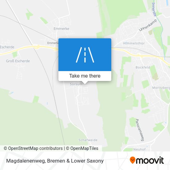Magdalenenweg map