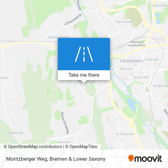 Moritzberger Weg map