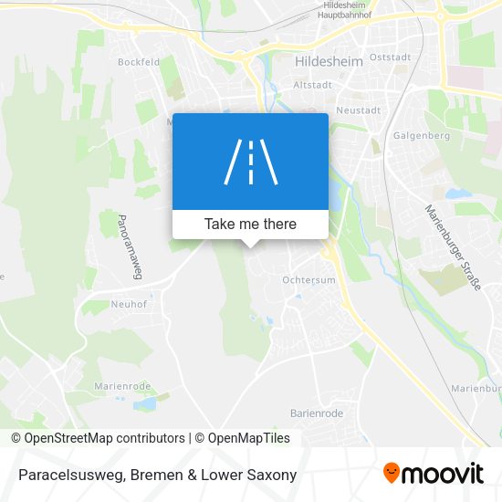 Paracelsusweg map