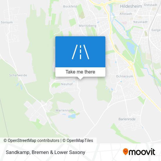 Sandkamp map