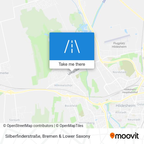 Silberfinderstraße map