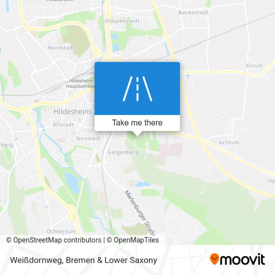 Weißdornweg map