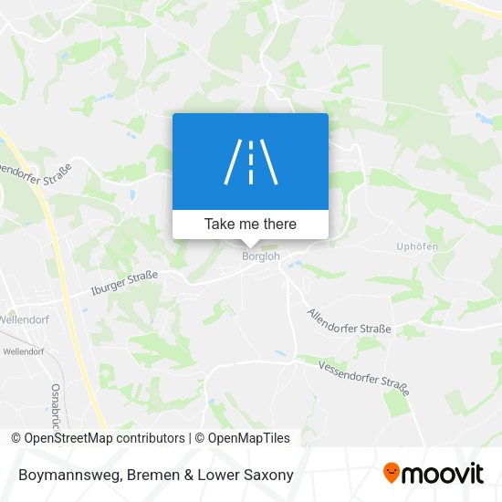 Boymannsweg map