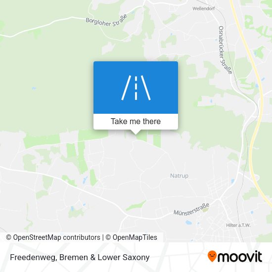 Freedenweg map