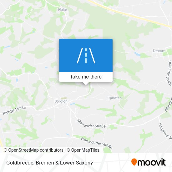 Goldbreede map