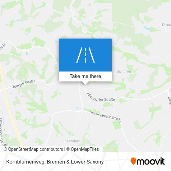 Kornblumenweg map