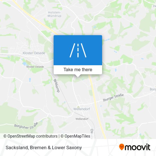 Sacksland map