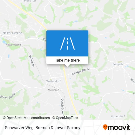 Schwarzer Weg map