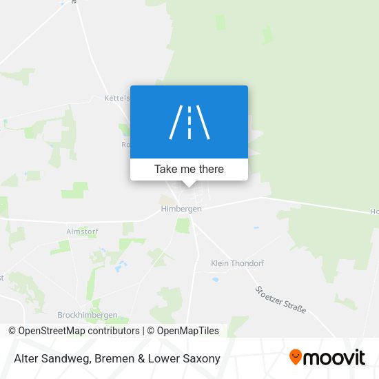 Alter Sandweg map