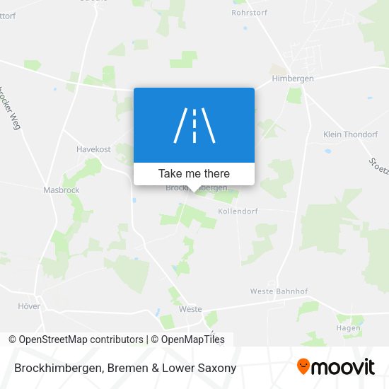 Brockhimbergen map