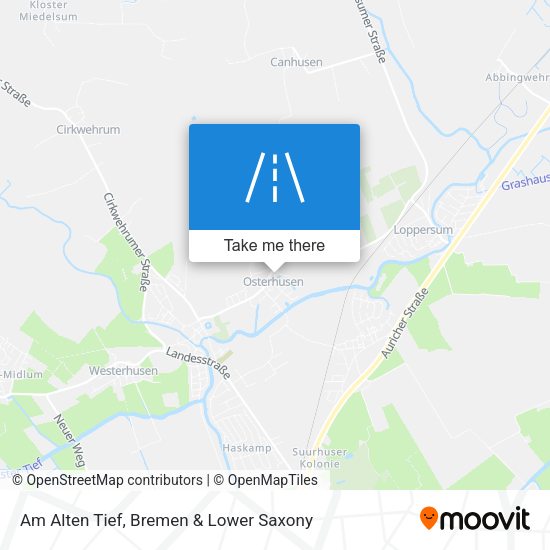 Am Alten Tief map