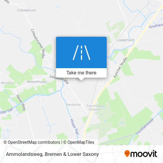 Ammolandsweg map