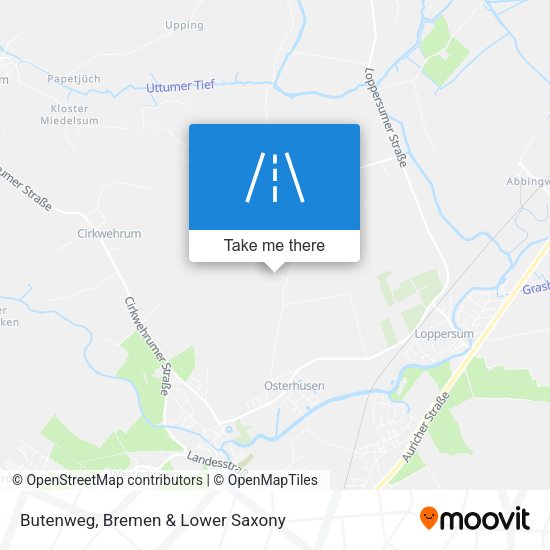 Butenweg map