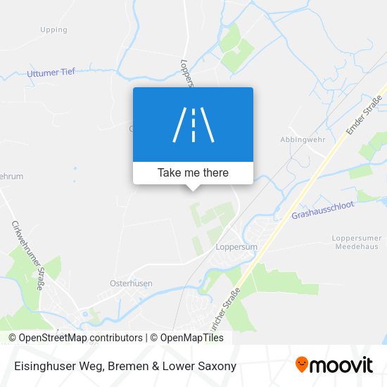 Eisinghuser Weg map