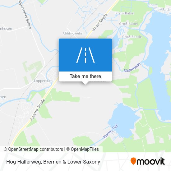Hog Hallerweg map
