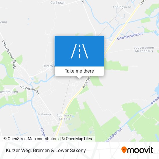 Kurzer Weg map