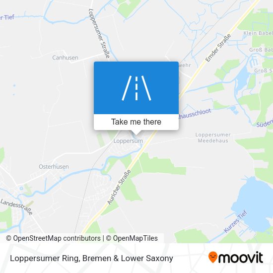 Loppersumer Ring map