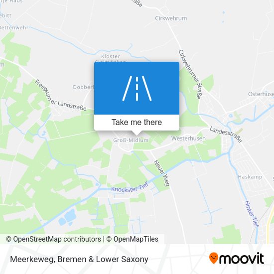 Meerkeweg map