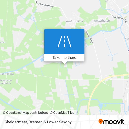Rheidermeer map
