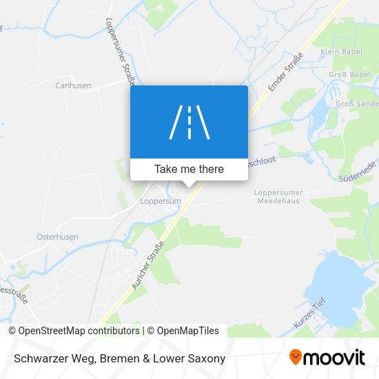 Schwarzer Weg map