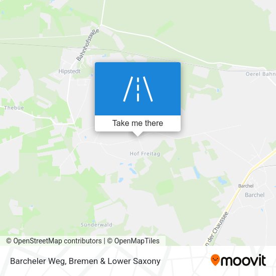 Barcheler Weg map