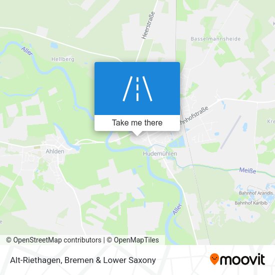 Alt-Riethagen map