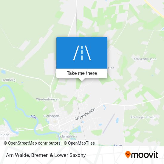 Am Walde map