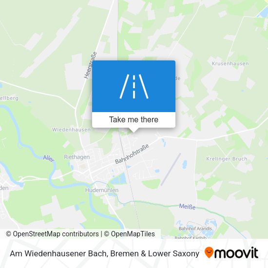 Am Wiedenhausener Bach map