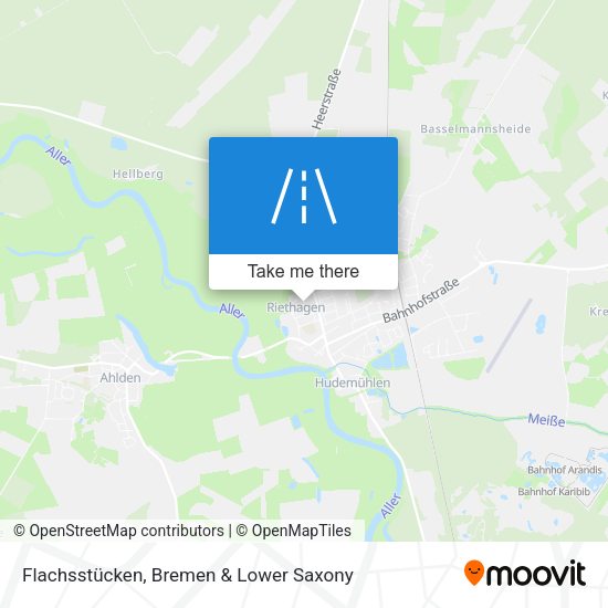 Flachsstücken map