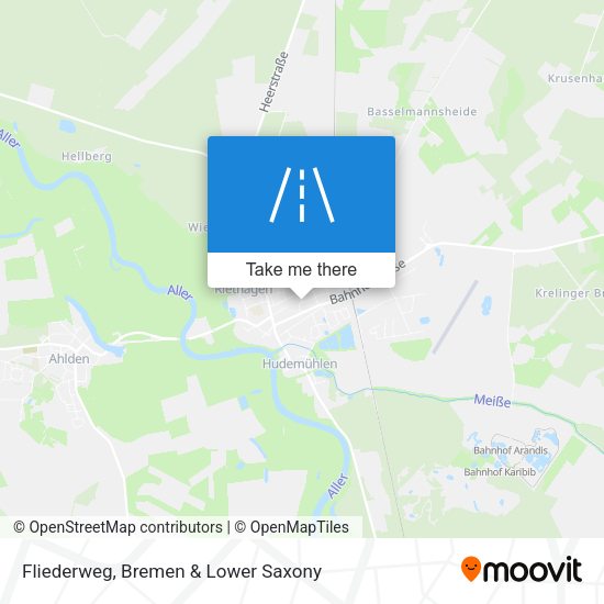 Fliederweg map