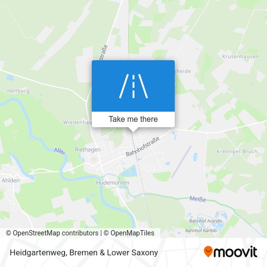 Heidgartenweg map