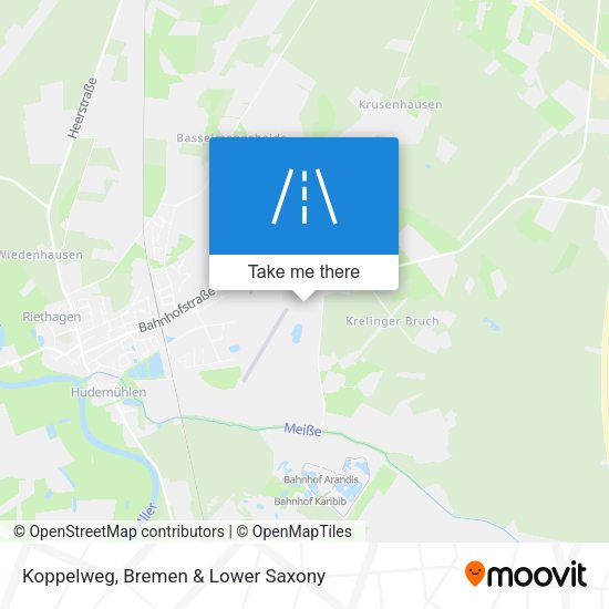 Koppelweg map