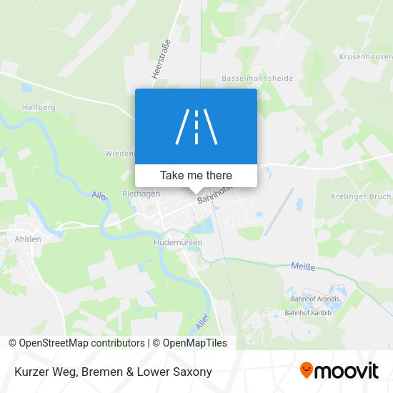 Kurzer Weg map