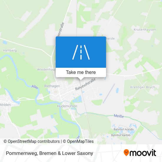 Pommernweg map