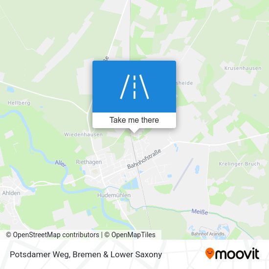 Potsdamer Weg map