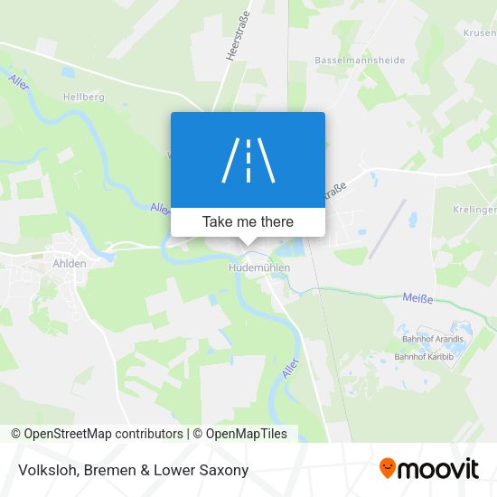 Volksloh map
