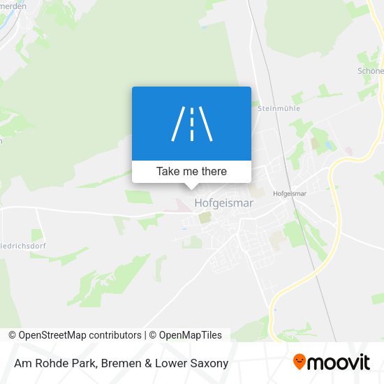 Am Rohde Park map