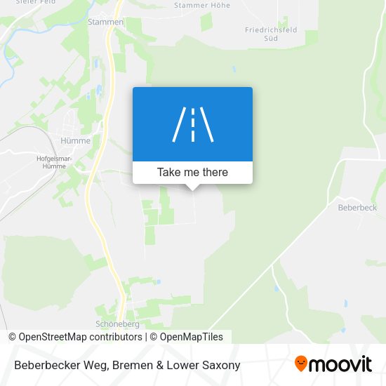 Beberbecker Weg map