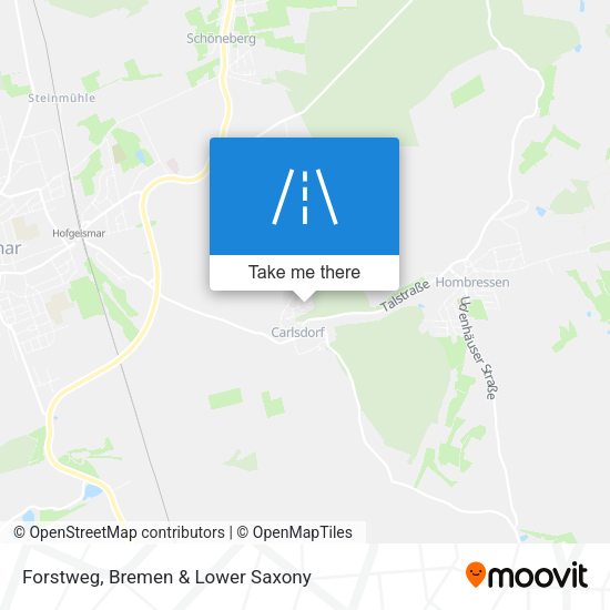 Forstweg map