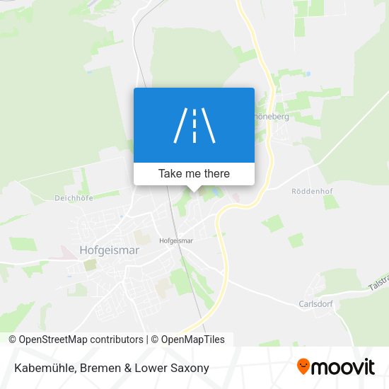 Kabemühle map