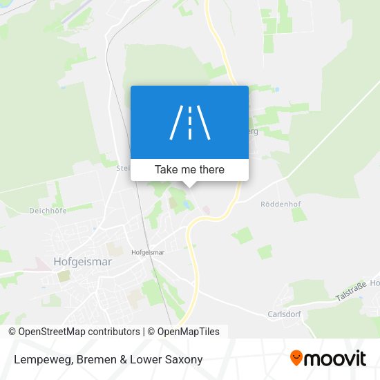 Lempeweg map