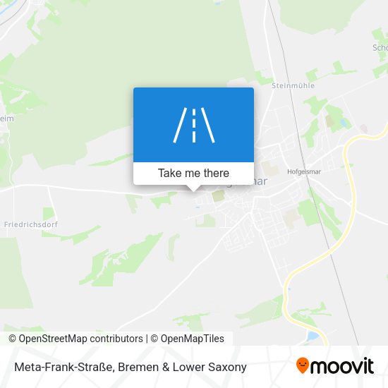 Meta-Frank-Straße map