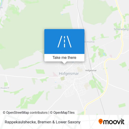 Rappekaulshecke map