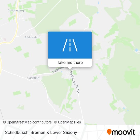 Schildbusch map