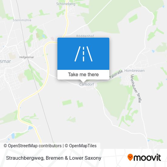 Strauchbergweg map