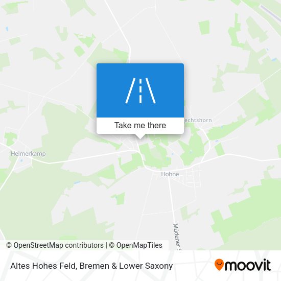 Altes Hohes Feld map